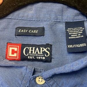 Blue Chaps long sleeve shirt
